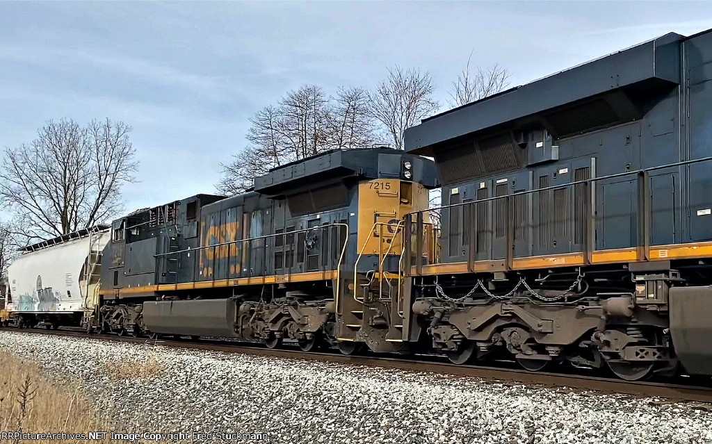 CSX 7215 is a recent rebuild.